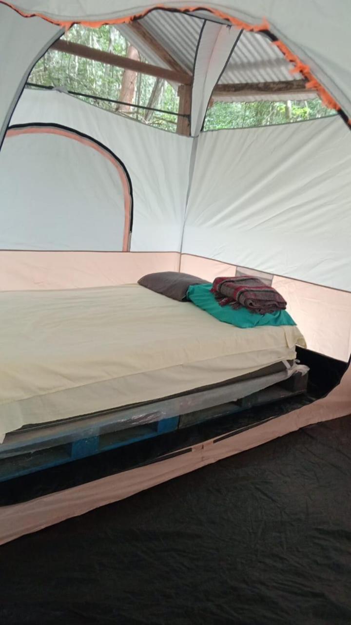 Campamento Yaax Che En Calakmul Conhuas Chambre photo